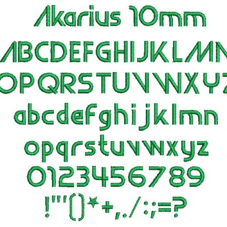 Akarius 10mm Font