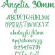 Angelia 30mm Font