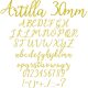 Artilla 30mm Font