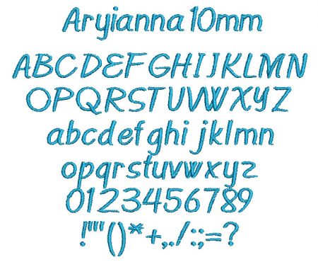 Aryianna 10mm Font