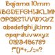 Bajama 10mm Font