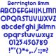 Berrington 8mm Font