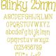 Blinky 25mm Font