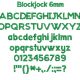 Blockjock 6mm Font