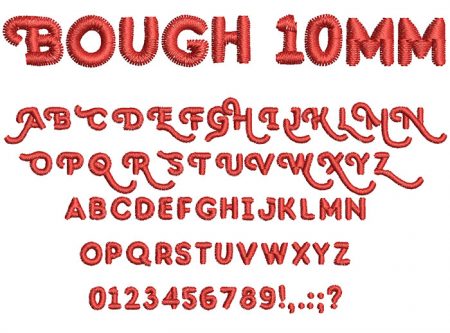 Bough 10mm Font