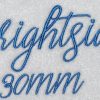 Brightside 30mm Font