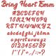 Bring Heart 15mm Font