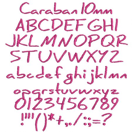 Caraban 10mm Font