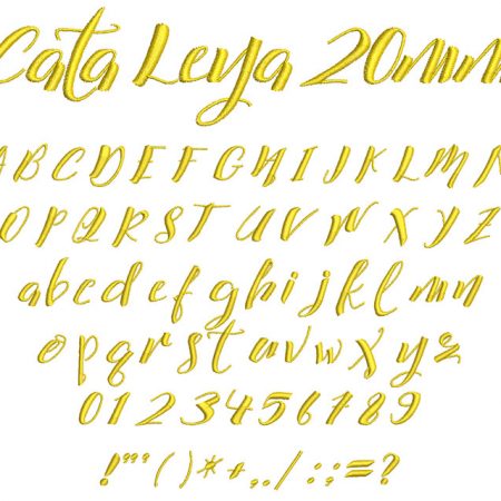 Cata Leya 20mm Font