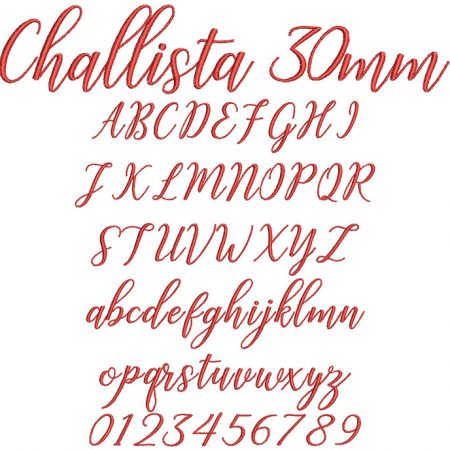 Challista 30mm Font