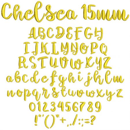 Chelsea 15mm Font