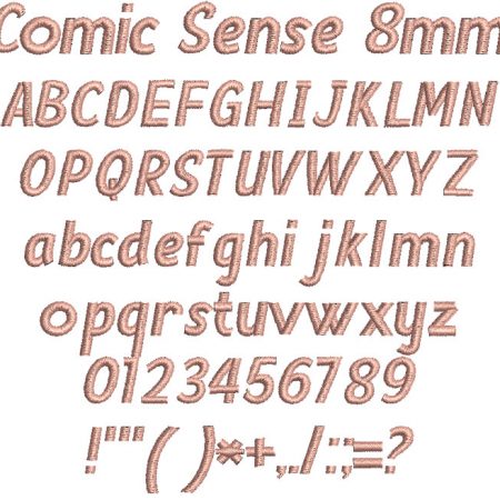 Comic Sense 8mm Font