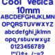 Cool Vetica 10mm Font