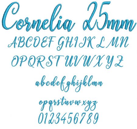 Cornelia 25mm Font