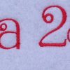 Dahlia 25mm Font