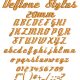 Deftone Stylus 20mm Font