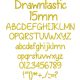 Drawntastic 15mm Font