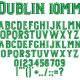 Dublin 10mm Font