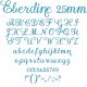 Eberdine 25mm Font