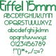 Eiffel 15mm Font