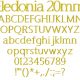 Eledonia 20mm Font