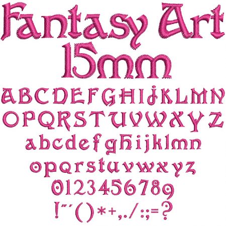 Fantasy Art 15mm Font