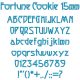 Fortune Cookie 15mm Font