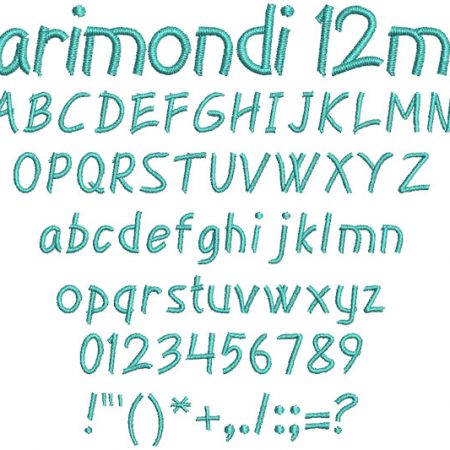 Garimondi 12mm Font