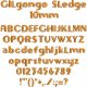 Gilgongo Sledge 10mm Font