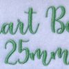 Heart Beat 25mm Font