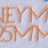 Honeymoon 25mm Font