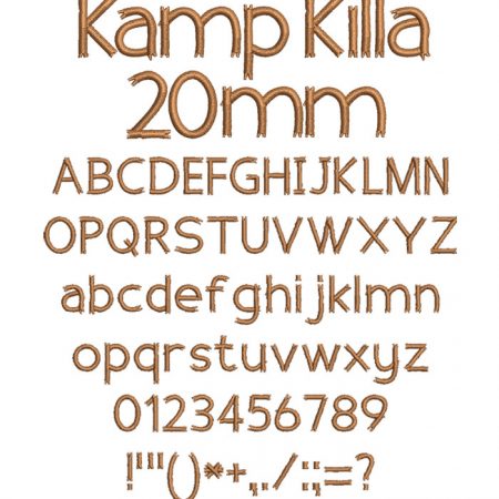 Kamp Killa 20mm Font