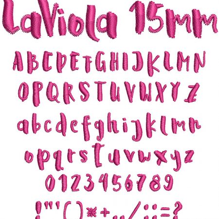 LaViola 15mm Font