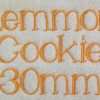 Lemmon Cookie esa font sew out