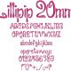 Lillipip 20mm Font