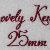 Lovely Kenzie 25mm Font
