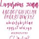 Luzurious 30mm Font