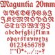 Maguntia 20mm Font