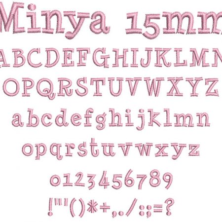 Minya 15mm Font