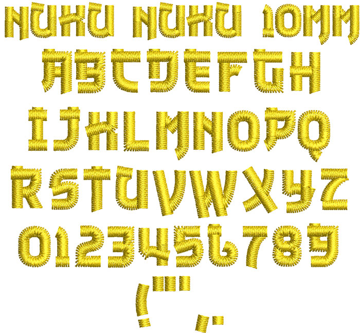 NuKu NuKu 10mm Font