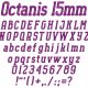 Octanis 15mm Font