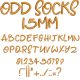 Odd Socks 15mm Font