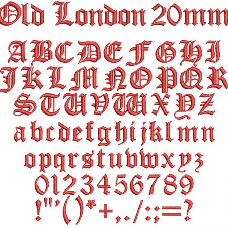 Old London 20mm Font