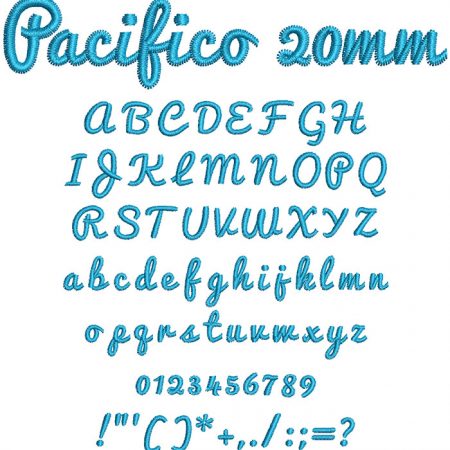 Pacifico 20mm Font