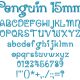 Penguin 15mm Font
