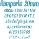 Ramparts 20mm Font