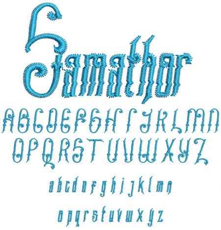 Samathor 30mm Font
