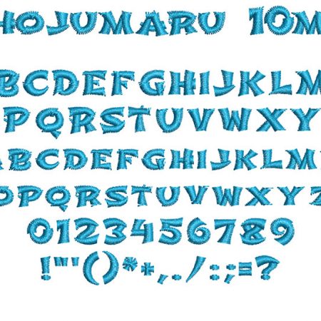 Shojumaru 10mm Font
