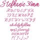 Stefhanie 30mm Font