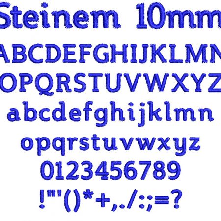Steinem 10mm Font